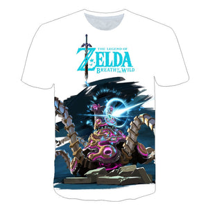 T Shirt Breath of The Wild Link Champion Zelda Children T-shirt for Boys and Girls Toddler Short-Sleeved Tee99 - CosCouture