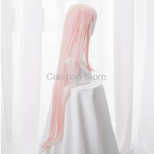 Load image into Gallery viewer, Cosroad Anime DARLING in the FRANXX 02 Zero Two Cosplay Wigs+Headwear Zero Two  02 Pink Long Straight Hair + Hair Clip - CosCouture
