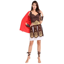 Load image into Gallery viewer, Adult Men Greek Roman Warrior Gladiator Costume Knight Julius Caesar Costumes Halloween Party Carnival Mardi Gras Fancy Dress
