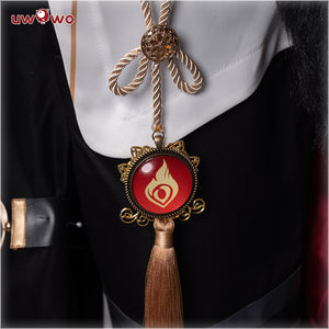 Pre-sale Game Genshin Impact Diluc The Dark Side of Dawn Cosplay Costume Darknight Hero Handsome Nobiliary Uniform - CosCouture