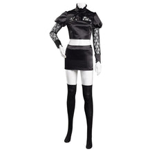 Load image into Gallery viewer, Game LOL KDA Ahri Cosplay Costume LOL KDA The Baddest Ahri Cosplay Women Black Uniform - CosCouture
