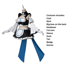 Load image into Gallery viewer, Anime Nekopara Cosplay Dresses Chocolat Maid Outfit Vanilla Costume La Soleil Women Wigs Halloween Racing Girl Costumes - CosCouture
