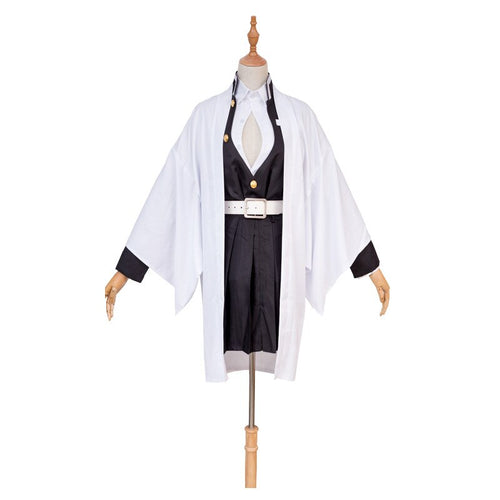 Anime Demon Slayer: Kimetsu no Yaiba Cosplay Costume Kanroji Mitsuri Cosplay Costumes Full Set with Stockings - CosCouture