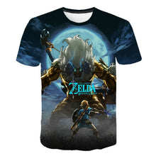 Load image into Gallery viewer, T Shirt Breath of The Wild Link Champion Zelda Children T-shirt for Boys and Girls Toddler Short-Sleeved Tee99 - CosCouture
