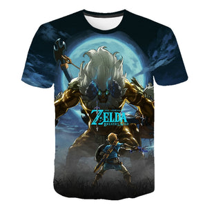 T Shirt Breath of The Wild Link Champion Zelda Children T-shirt for Boys and Girls Toddler Short-Sleeved Tee99 - CosCouture