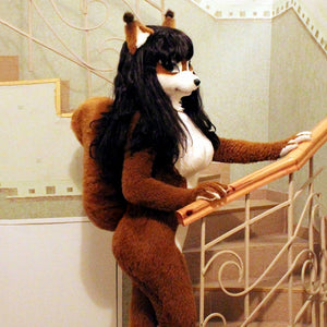 Fursuit Miss Fox Mascot Costume Cosplay Suits - CosCouture