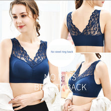 Load image into Gallery viewer, (35-100kg) Sexy Lace Free Wire Underwear Women Push Up Bra with Pad Kpop Fashion Cozy Chest Wrap Undies Lingerie Female Crop Top
