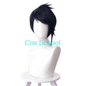 Cos School Aphelios Wig LOL League of Legends Aphelios Cosplay Wigs Blue Short Hair+Wig Cap Halloween Game Play Wigs - CosCouture