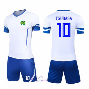 Japan Captain Tsubasa Jersey Suit Nankatsu Elementary School Tsubasa Ozora Cosplay Anime Football Shirt Clothing Sets - CosCouture