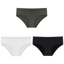 Load image into Gallery viewer, CINOON 3PCS/Set Women&#39;s Panties Cotton Underwear Solid Color Briefs Girls Low-Rise Soft Panty Women Underpants Female Lingerie
