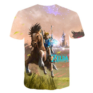 T Shirt Breath of The Wild Link Champion Zelda Children T-shirt for Boys and Girls Toddler Short-Sleeved Tee99 - CosCouture