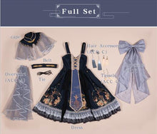 Load image into Gallery viewer, Lolita Original Dress Design Misty Garden Chinoiserie Cosplay Costume - CosCouture
