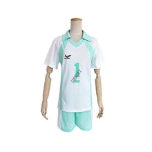 Load image into Gallery viewer, Haikyuu Kageyama Tobio Aoba Johsai Koushi Sugawara Oikawa Tooru Cosplay Costume kneepads Uniform High School Volleyball full set - CosCouture
