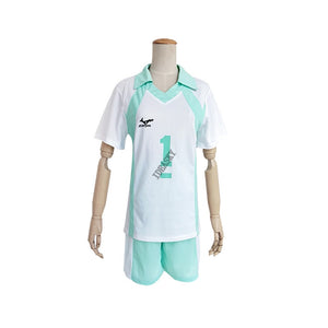 Haikyuu Kageyama Tobio Aoba Johsai Koushi Sugawara Oikawa Tooru Cosplay Costume kneepads Uniform High School Volleyball full set - CosCouture