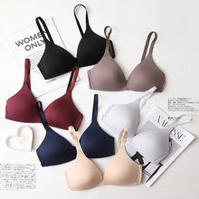 Load image into Gallery viewer, Seamless Bras for Women Push Up Bras No Wire Brassiere A B Cup Underwear Sexy Bralette Three Quarters(3/4 Cup)  Lingerie
