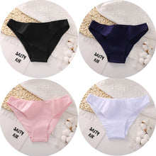 Load image into Gallery viewer, 4PCS/Set Women&#39;s cotton briefs Sexy Low Waist Female Underpants Elasticity Comfortable Underwear Women&#39;s panties Lingerie M-XXL
