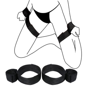 Nylon Erotic Restraints Kit Handcuffs Collar Slave Bondage BDSM Bondage Back Cuffs Sex Bondage Adult Toys for Couple