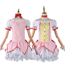 Load image into Gallery viewer, Anime Magical Girl Puella Magi Madoka Magica Akemi Homura Kaname Madoka Cosplay Costume Mahou Shoujo Wig Battle Suit Dress Skirt
