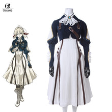 Load image into Gallery viewer, ROLECOS Violet Evergarden Cosplay Costume Anime Violet Evergarden Costume for Women Halloween (Top + Dress + Gloves) Size S-3XL
