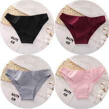 Load image into Gallery viewer, 4PCS/Set Women&#39;s cotton briefs Sexy Low Waist Female Underpants Elasticity Comfortable Underwear Women&#39;s panties Lingerie M-XXL
