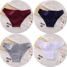 Load image into Gallery viewer, 4PCS/Set Women&#39;s cotton briefs Sexy Low Waist Female Underpants Elasticity Comfortable Underwear Women&#39;s panties Lingerie M-XXL
