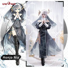 Load image into Gallery viewer, UWOWO Anime Date A Live: Nia Honjo Astral Dress Nun Cosplay Costume Halloween Women Costume
