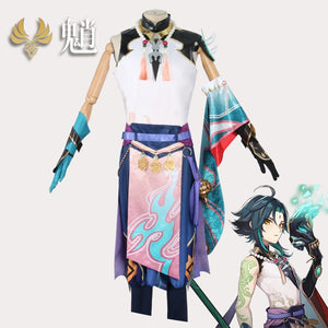 Anime Genshin Impact Xiao Cosplay Costume Carnival Halloween Party Performance Outfit Game Suit Uniform Drop Ship