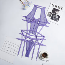 Load image into Gallery viewer, Yimunancy 2-Piece Cut Out Bra Set Women Hallow Out Bandage Underwear Set 3 Color Sexy Lingerie Set
