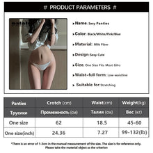 Load image into Gallery viewer, Thin Strap Hollow Lace Panties Women Sexy G-String Soft Lingerie Low Rise Thong Breathable Female Underwear Solid Color Briefs

