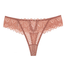 Load image into Gallery viewer, CINOON New Panties Women Lace Underwear Sexy Low-Waist Briefs Hollow Out G String Underpant Solid Transparent Female Lingerie
