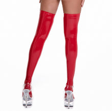 Load image into Gallery viewer, Sexy Womens Dress Clubwear Wetlook Latex Bodycon Costume Glossy Zipper Wet Look Pu Leather Sleeveless Pleated Dresses
