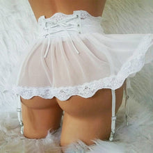 Load image into Gallery viewer, Erotic Lingerie Sexy Cosplay Uniform Ladies Short Mini Skirts SchoolSkirt Plaid Pleated Skirt High Waist Short School Uniforms
