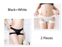 Load image into Gallery viewer, High elasticity Panties Cut Out Side Open Hip Boxer women Ice Silk Briefs Underwear Bikini Women Sexy Shorts Knickers Lingerie
