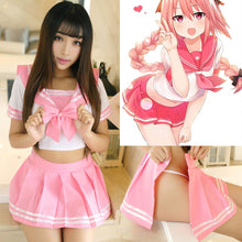 Load image into Gallery viewer, Fate/Grand Order Fate Apocrypha Rider Astolfo Cosplay JK School Uniform Sailor Suit Women Fancy Outfit Anime Halloween Costume

