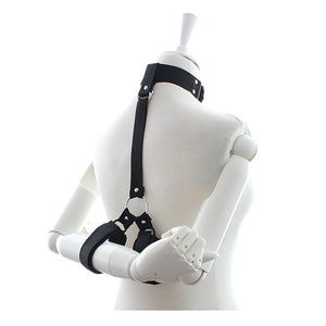 Nylon Erotic Restraints Kit Handcuffs Collar Slave Bondage BDSM Bondage Back Cuffs Sex Bondage Adult Toys for Couple