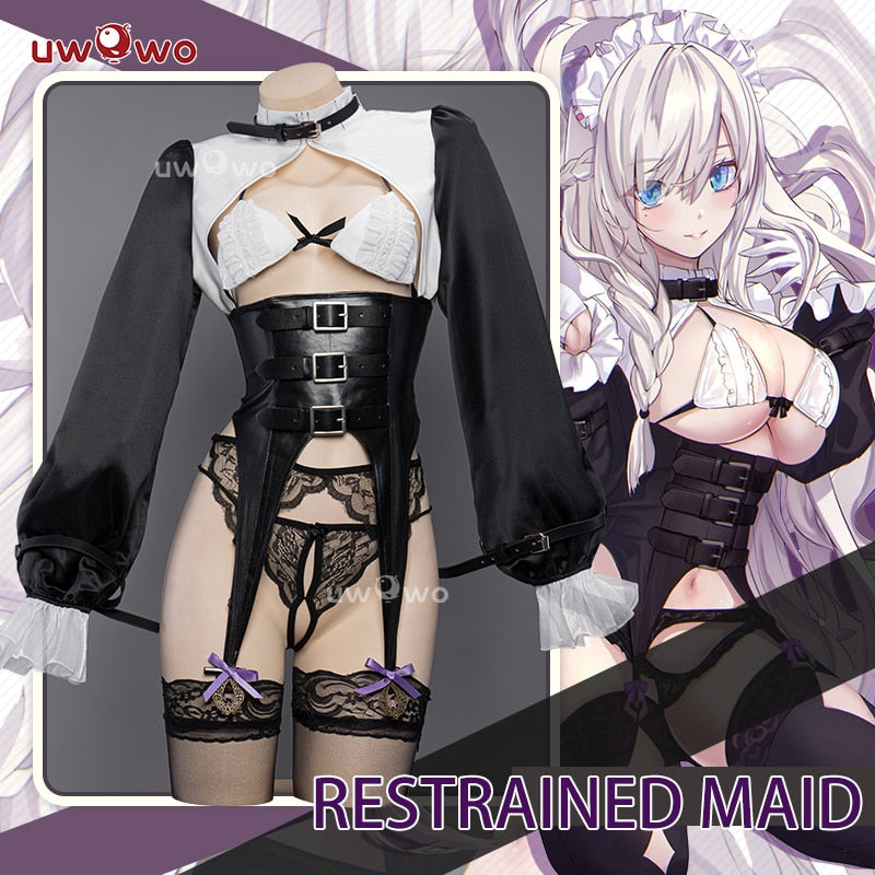 In Stock UWOWO Original OC Cosplay Costume Maid Outfits Characters: Restrained Maid Sexy Cosplay Women Maid Dress Maid Outfit