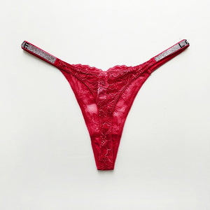 LOVE Letter Rhinestone Panties Women Pink Briefs Low Waist Sexy Underwear Ladies Thongs Lingere Panty Underware Womens Lingerie