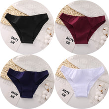 Load image into Gallery viewer, 4PCS/Set Women&#39;s cotton briefs Sexy Low Waist Female Underpants Elasticity Comfortable Underwear Women&#39;s panties Lingerie M-XXL
