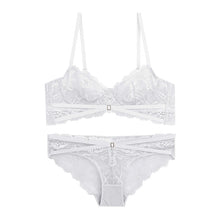 Load image into Gallery viewer, Logirlve Ultra-thin Bra Set Lingerie Push Up Brassiere Embroidery Lace Underwear Set Sexy Straps Panties For Women underwear
