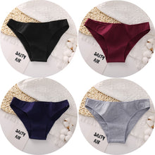 Load image into Gallery viewer, 4PCS/Set Women&#39;s cotton briefs Sexy Low Waist Female Underpants Elasticity Comfortable Underwear Women&#39;s panties Lingerie M-XXL
