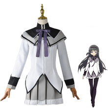 Load image into Gallery viewer, Anime Magical Girl Puella Magi Madoka Magica Akemi Homura Kaname Madoka Cosplay Costume Mahou Shoujo Wig Battle Suit Dress Skirt
