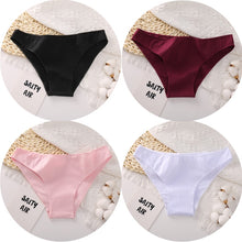 Load image into Gallery viewer, 4PCS/Set Women&#39;s cotton briefs Sexy Low Waist Female Underpants Elasticity Comfortable Underwear Women&#39;s panties Lingerie M-XXL
