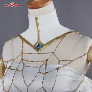 UWOWO Anime Overlord Albedo Cosplay Costume Halloween Christmas Costume Cos Women White Dress Overlord Albedo Cosplay