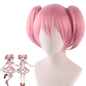 Anime Magical Girl Puella Magi Madoka Magica Akemi Homura Kaname Madoka Cosplay Costume Mahou Shoujo Wig Battle Suit Dress Skirt