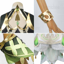 Load image into Gallery viewer, Genshin Impact Nahida maid Cosplay Costume Lesser Lord Kusanali Wig Cute style Dress Nahida Genshin Cosplay for Women Kids
