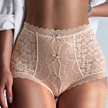 Load image into Gallery viewer, CINOON Sexy Women Panties Lace Underwear High Waist Briefs Embroidery G String Underpant Butt Lift Transparent Female Lingerie
