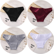 Load image into Gallery viewer, 4PCS/Set Women&#39;s cotton briefs Sexy Low Waist Female Underpants Elasticity Comfortable Underwear Women&#39;s panties Lingerie M-XXL
