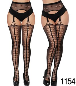 Sexy Stockings pantyhose tights lingerie hosiery GARTER Pantyhose Elastic Pantyhose Quality Transparent plus size lingerie