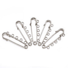 Load image into Gallery viewer, 5Pcs 50mm 75mm Safety Brooch Pins Iron Kilt Pins Blank Base Brooch Pins For Garment Decor DIY Jewelry Making Accessories
