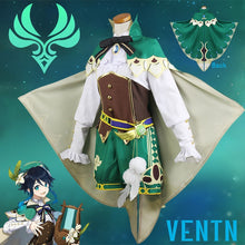 Load image into Gallery viewer, Genshin Impact Venti Cosplay Costume Uniform Wig shoes Cosplay Anime
